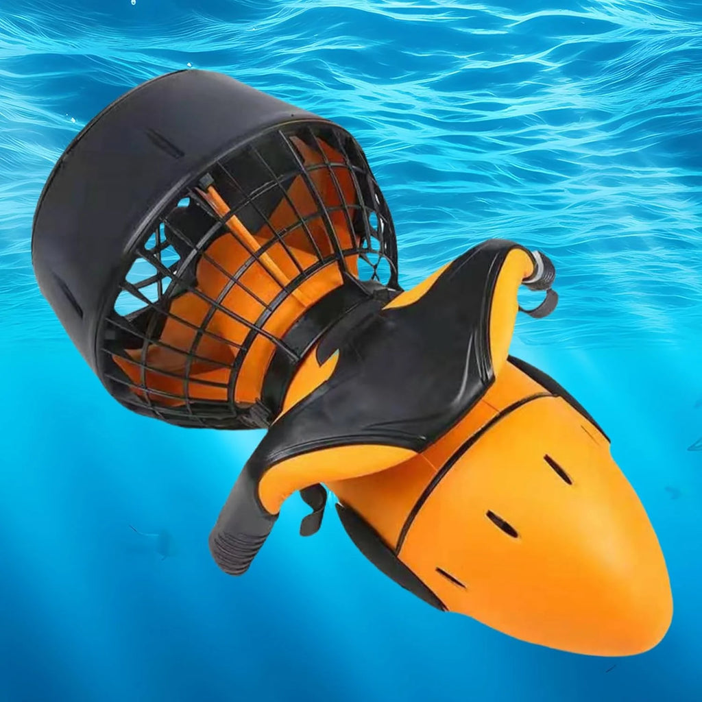 Skuter podwodny, skuter do nurkowania, skuter wodny z akumulatorem litowo-jonowym 6000 mAh, kompaktowy i przenośny skuter morski do sportów wodnych, basen, snorkeling i morskie przygody