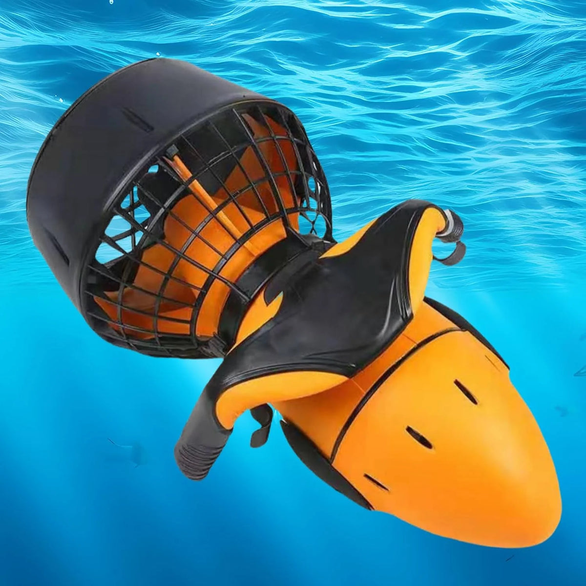 Skuter podwodny, skuter do nurkowania, skuter wodny z akumulatorem litowo-jonowym 6000 mAh, kompaktowy i przenośny skuter morski do sportów wodnych, basen, snorkeling i morskie przygody
