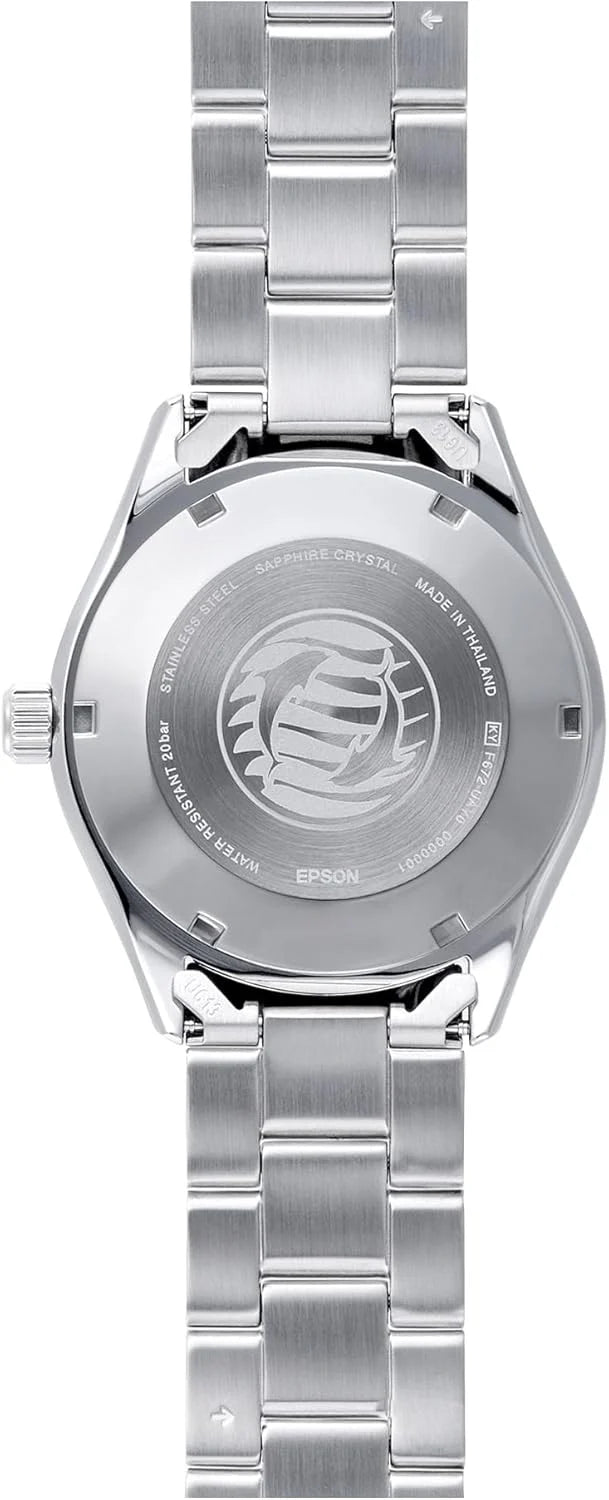 Orient Sports Mako 40 mm męski automatyczny ręczny mechaniczny zegarek sportowy i koperta ze stali nierdzewnej szara tarcza - RA-AC0Q16N