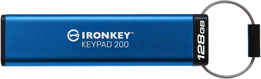 Kingston Klawiatura IronKey 200 typu A szyfrowana sprzętowo pamięć flash USB FIPS 140-3 poziom 3 (w toku) z 256-bitowym szyfrowaniem sprzętowym XTS-AES - IKKP200/512GB