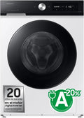 Samsung WW90DB7U94GEU3 - Pralka AI EcoBubble, 9 kg, A-20% z Super Speed 39, Samodawka, Para, Kolor Biały