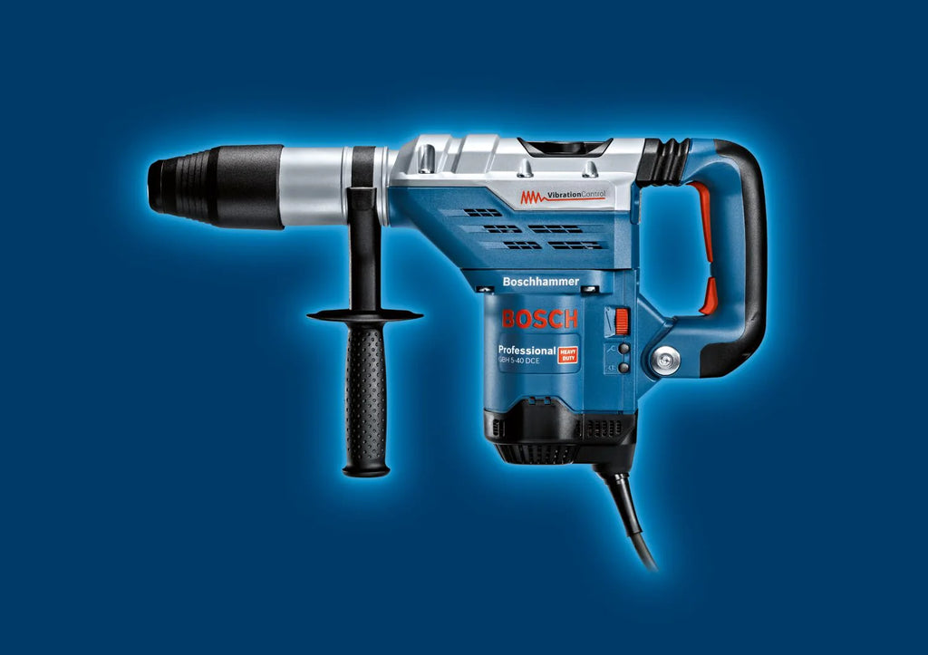 Bosch Professional: młot udarowo-obrotowy GBH 5-40 DCE (1 150 W, uchwyt SDS max, nominalna prędkość obrotowa 165 – 330 min-1, walizka)