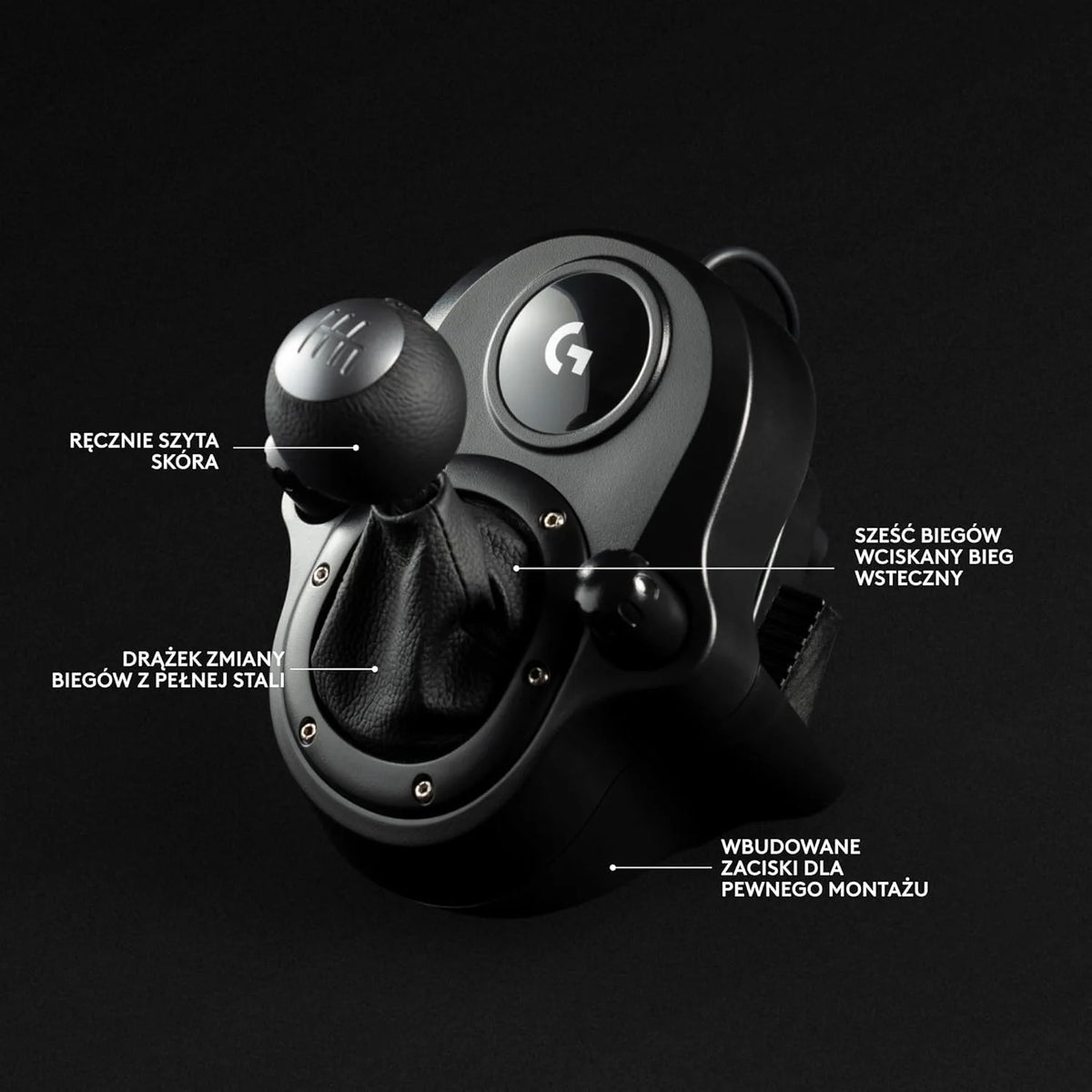 Logitech G G29 SE Driving Force, kierownica i pedały wyścigowe, siłowe sprzężenie zwrotne, prawdziwa skóra + Driving Force Shifter, dźwignia zmiany biegów - do konsol PS5, PS4 i PC/Mac - Czarny