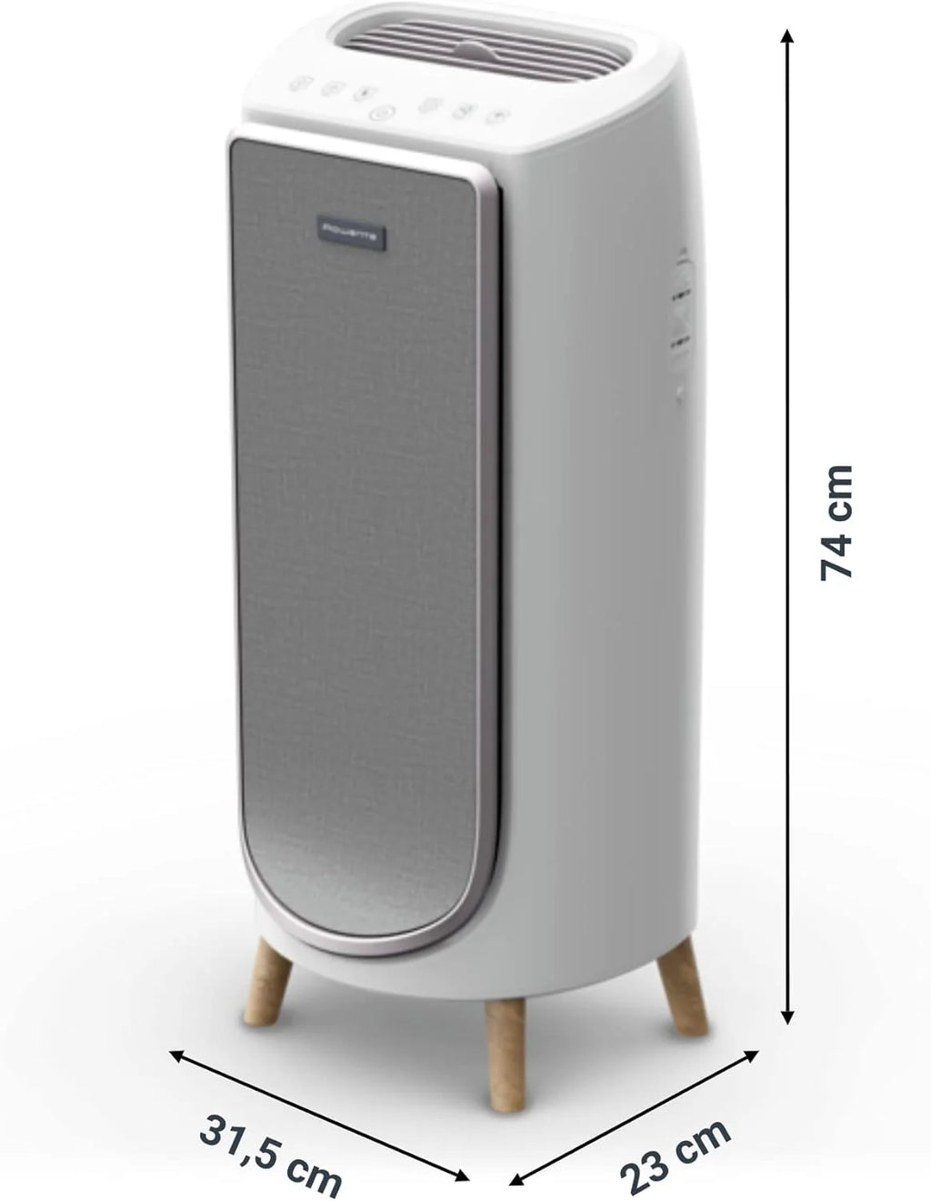 Rowenta PU6180 Intense Pure Air Home oczyszczacz powietrza | filtr HEPA | filtruje formaldehyd | CADR 360 m3/h | aplikacja czystego powietrza | 4 tryby automatyczne | mniej niż 32 dB (A) | wykończenie
