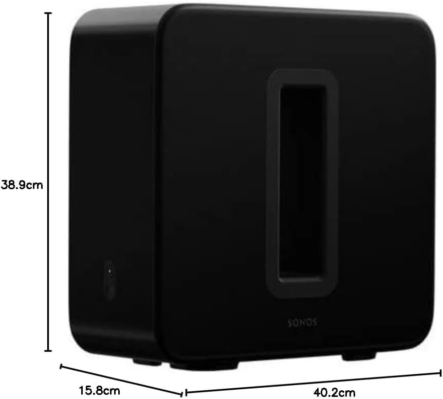 Sonos Sub Gen 3 — Bezprzewodowy subwoofer — Czarny