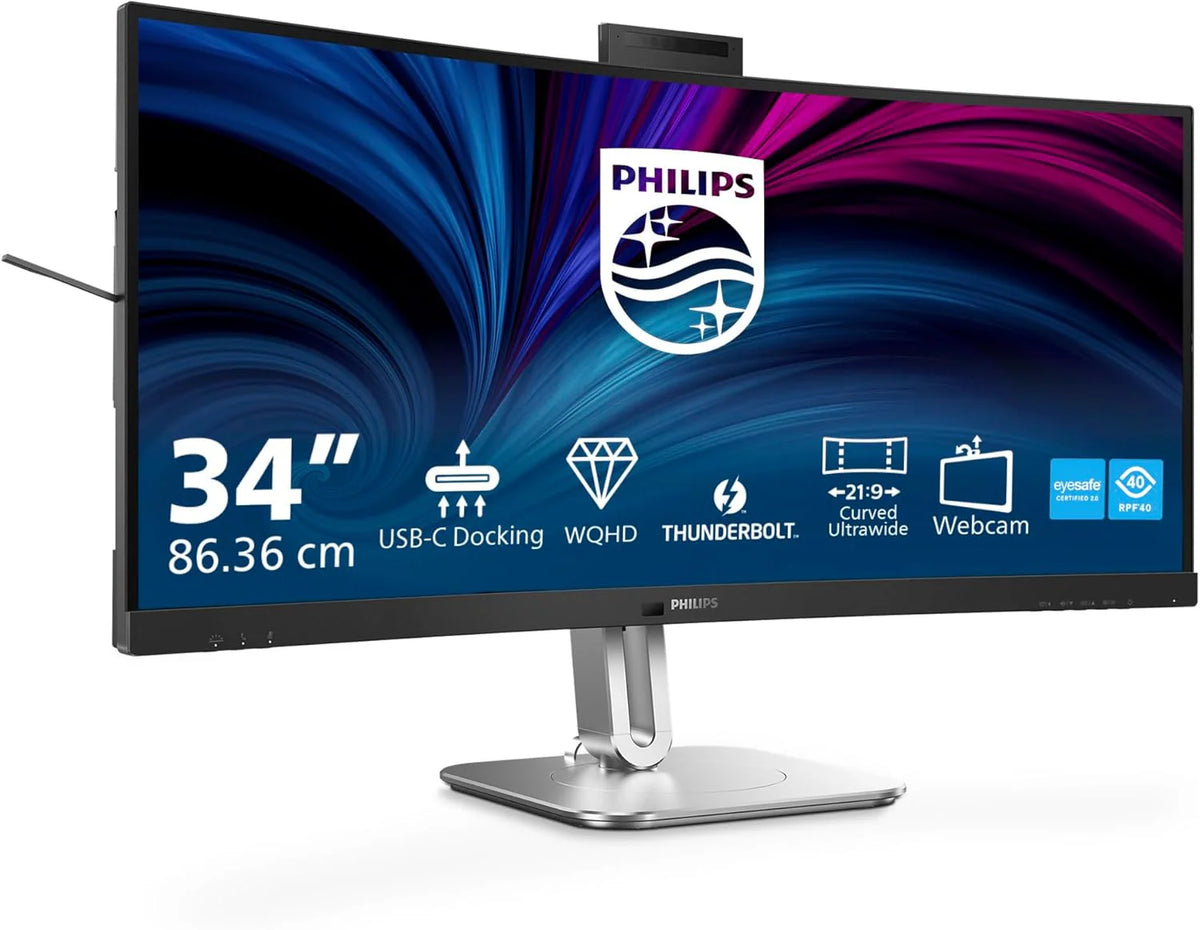 PHILIPS 6000 series 34B2U6603CH/00 monitor komputerowy 86,4 cm (34) 3440 x 1440 px Wide Quad HD LCD Szary