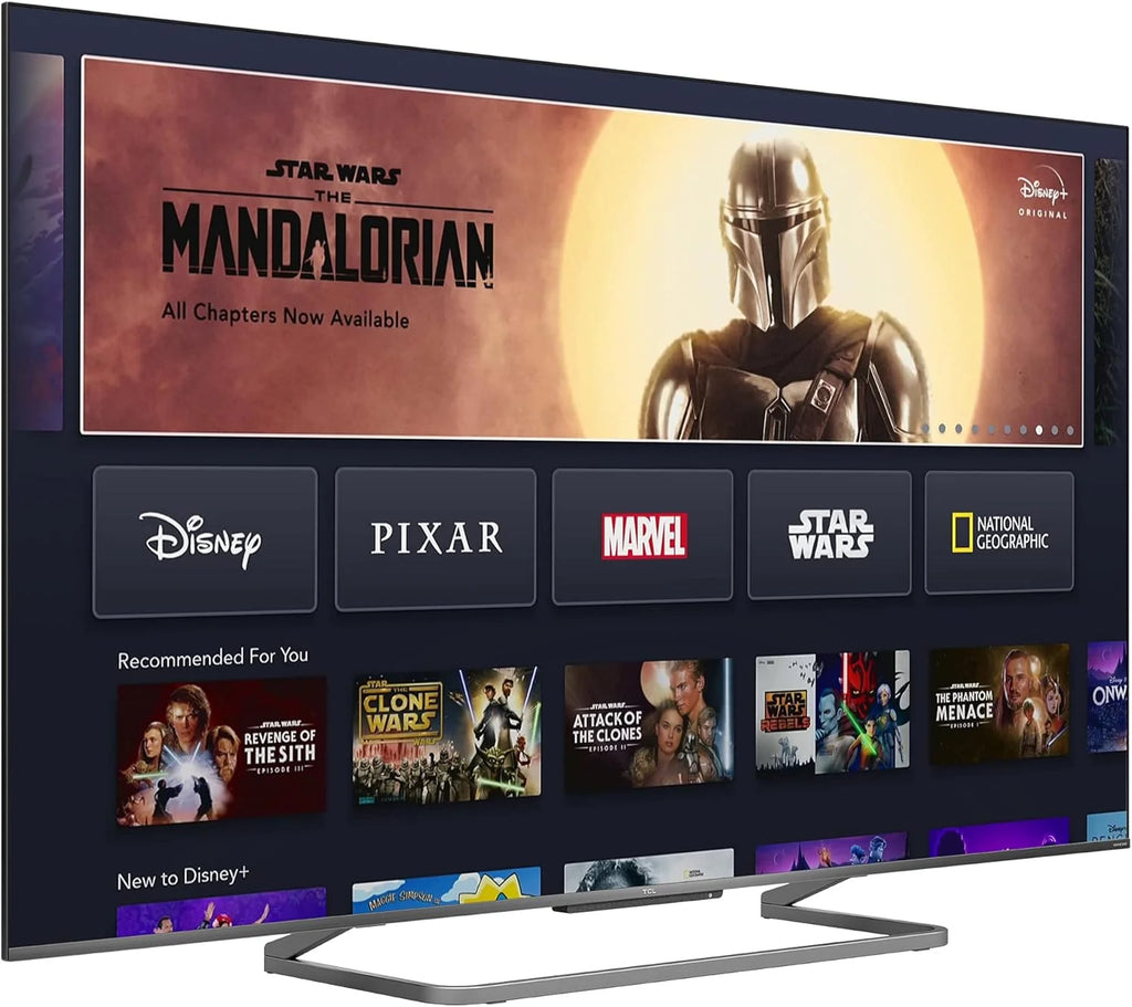TCL 65V6C 65-calowy bezpośredni telewizor LED, 4K HDR TV, Smart TV Powered by Google (Dolby Audio, Motion Clarity, kompatybilny z Google Assistant & Alexa, 2025 nowy model)