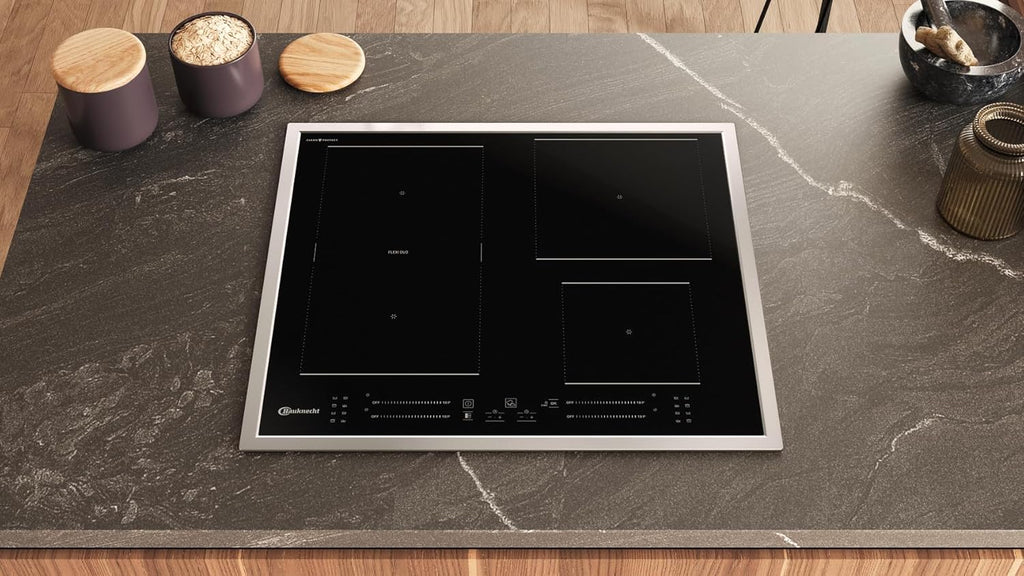 Bauknecht BS 5460C CPFT indukcyjna funkcja wzmacniacza płyty grzewczej, CleanProtect-Touch Control, sterowanie Flexi Duo-Simmer, wskaźnik ciepła resztkowego