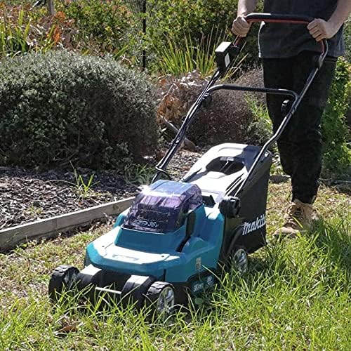 Kosiarka MAKITA 36V DLM382CM2 38cm 2x18V (2 x 4,0 Ah), Niebieska