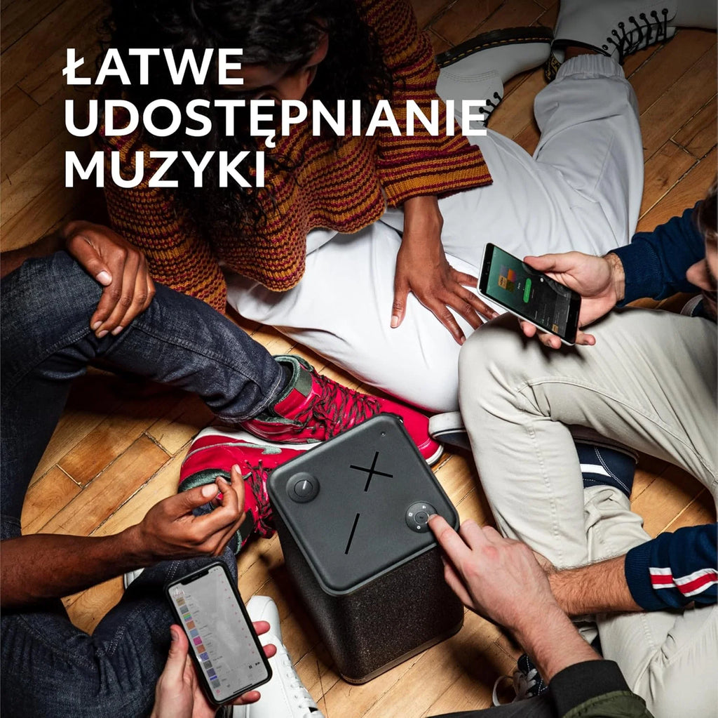 ULTIMATE EARS HYPERBOOM, przenośny bezprzewodowy głośnik Bluetooth, głośny głośnik, głęboki bas, wodoodporny zgodnie z IPX4, zasięg 45 m, czarny
