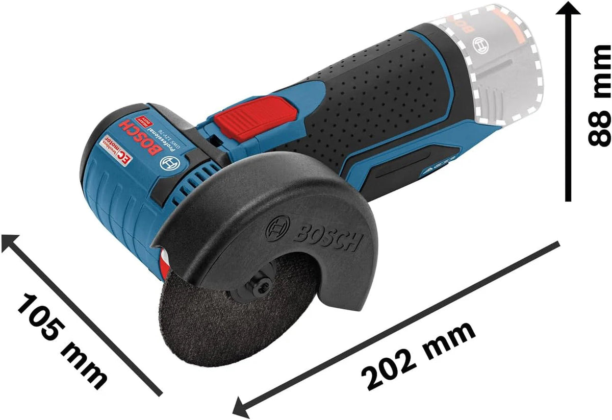 Bosch Professional Combo Kit GSR 12V-15 + GWS 12V-76 (w zestawie 2 x akumulator 2,0 Ah, ładowarka GAL 12 V-40, w L-BOXX)