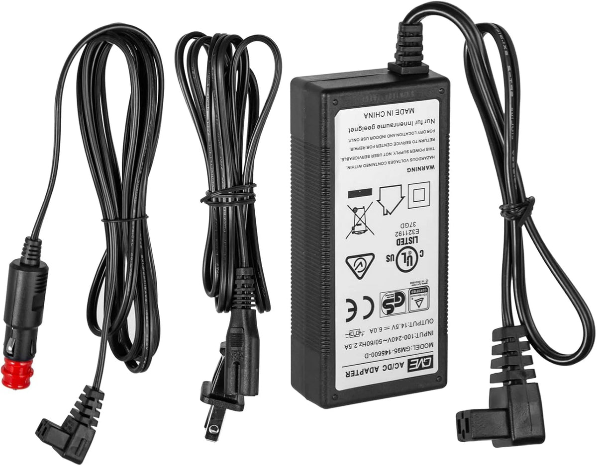 VEVOR Przenośna lodówka elektryczna 80 W, 12/24 V, wydajne chłodzenie -20℃ - 20℃ z niskim poziomem hałasu 45 dB, do samochodów i kamperów (55 l)