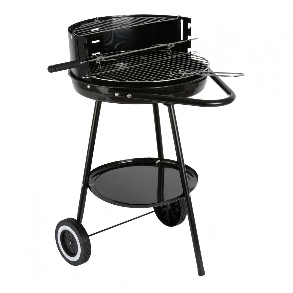 Okrągły grill z uchwytami i kółkami Idealcasa
