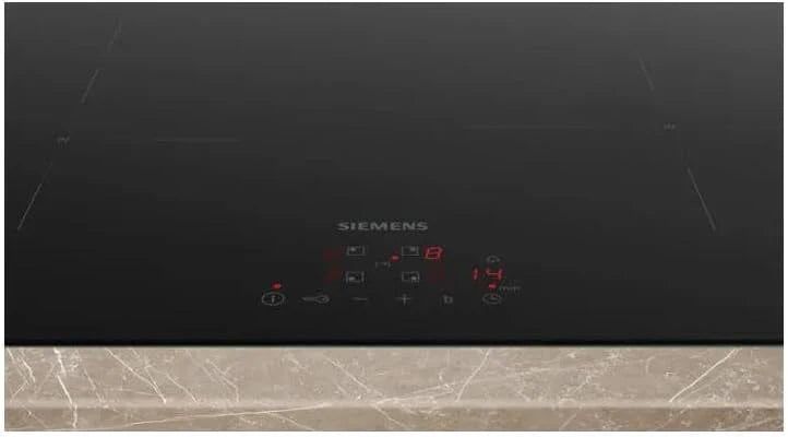 Siemens EU611BEB6E iQ100, płyta indukcyjna, 60 cm, czarna, bezramkowa, TouchControl, powerBoost, powerInduktion – szybsze, czystsze i bezpieczniejsze gotowanie
