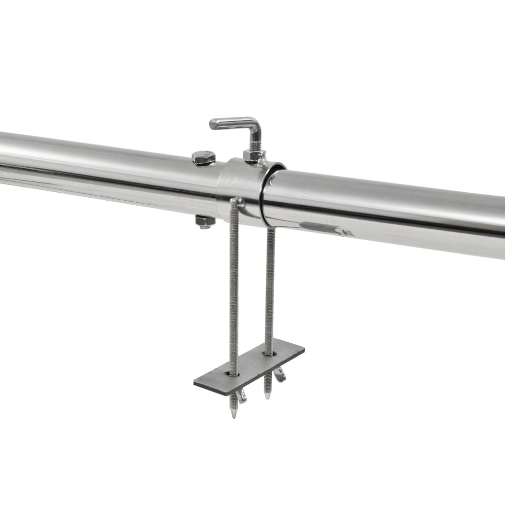 Automatyczny grill z silnikiem, stal nierdzewna, 150x46,5x82,5 cm, Vidaxl