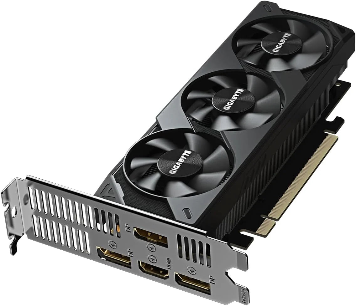 Gigabyte GeForce RTX 5060 OC niskoprofilowa karta graficzna 8G, 8 GB GDDR7, 128 bit, PCI-E 5.0, 2512 MHz Core Clock, 3 x DisplayPort, 1 x HDMI, GV-N5060OC-8GL