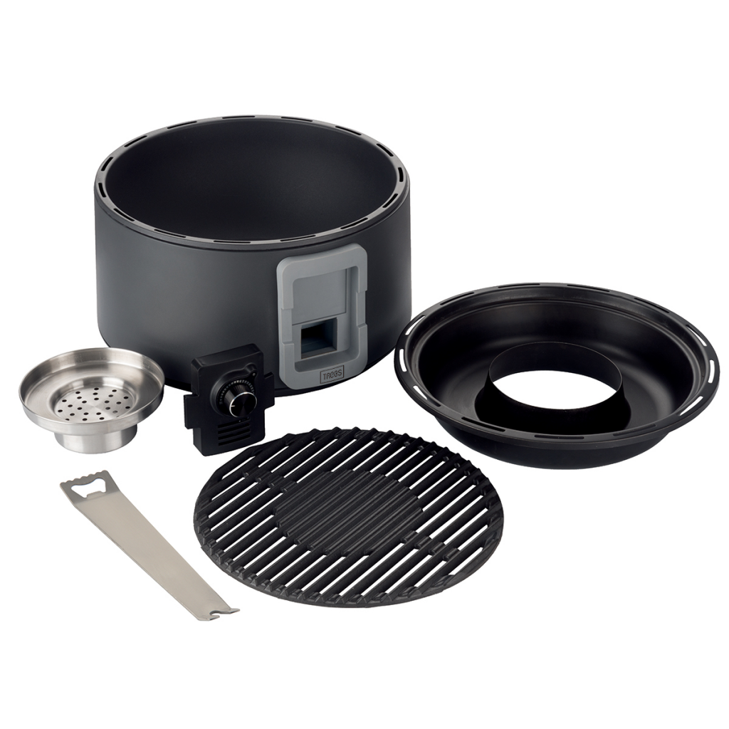Grill węglowy Trebs 35 cm, przenośny, czarny 99335