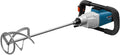 Bosch Professional: mieszalnik GRW 18-2 E (znamionowy pobór mocy 1 800 W, znamionowy moment obrotowy 45,0/19,0 Nm, waga 7.2 kg, Ø mieszadła 160 mm)