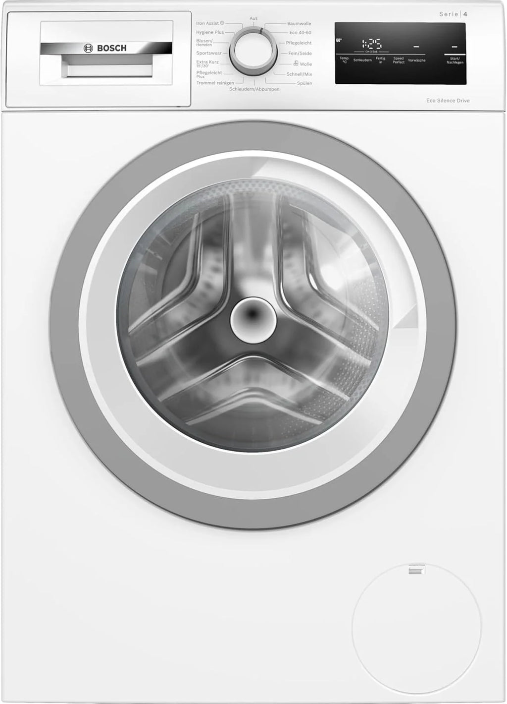 Bosch Hausgeräte WAN28127 seria 4 pralka, 8 kg, 1400 obr./min, Iron Assist: para do rozcinania; klasa energetyczna A; Active Water Plus: maksymalna oszczędność energii i wody; Speed Perfect