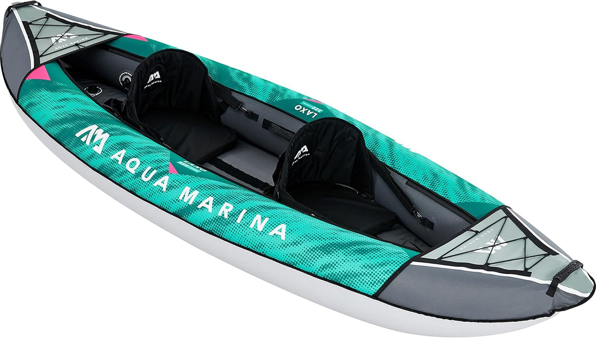 Aqua Marina Laxo-320, nadmuchiwany kajak rekreacyjny dla 2 osób, długość 320 cm, 2022