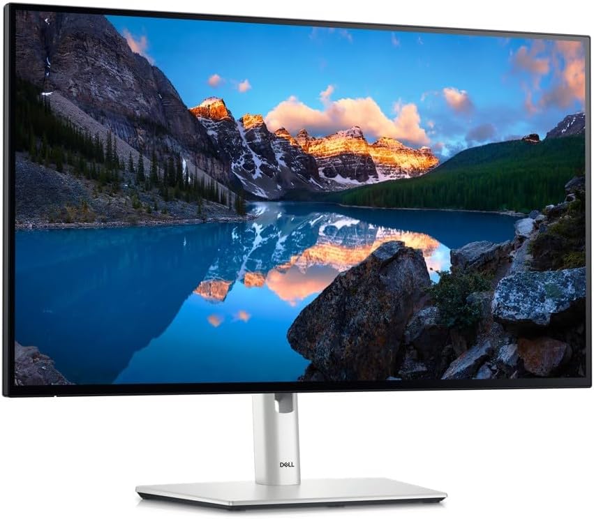 Dell U2724D UltraSharp 27-calowy monitor QHD (2560 x 1440), 120 Hz, IPS Black, 5 ms, 98% DCI-P3, 2X USB-C, 2X DisplayPort, HDMI, 3 x USB, srebrny