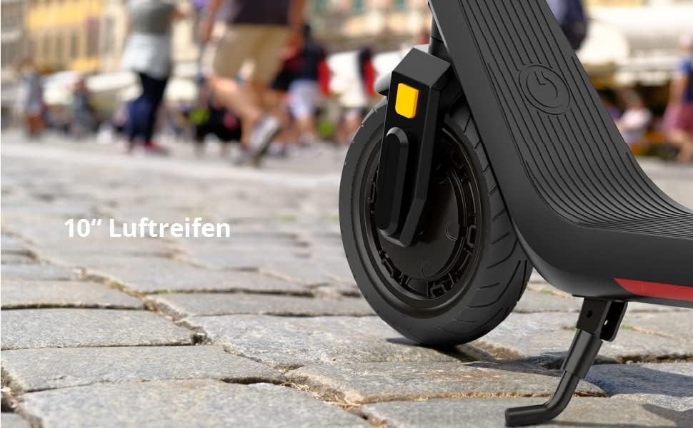 Odys Składany skuter elektryczny z dopuszczeniem do ruchu drogowego i przyłączeniowym (w zależności od modelu, zasięg do 100 km i do 140 kg masy całkowitej, opony powietrzne, maks. 20 km/h, układ