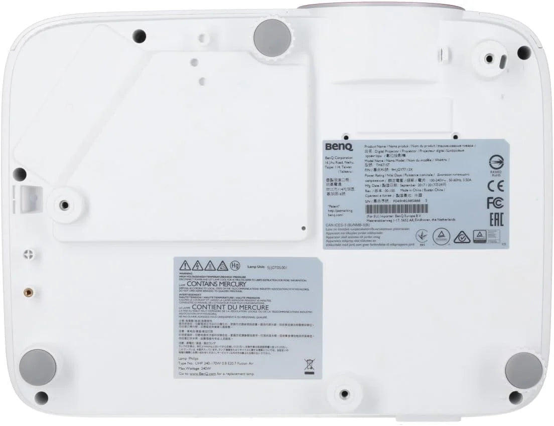 BenQ Projektor do gier TK700 4K zasilany przez Android TV, 3200 lm, 96% Rec 709