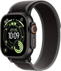 Apple Watch Ultra 3 GPS + Cellular 49 mm, najwyższej klasy zegarek do biegania i innych sportów z wytrzymałą kopertą z tytanu kolor czarny + Alpine Loop kolor czarny - M