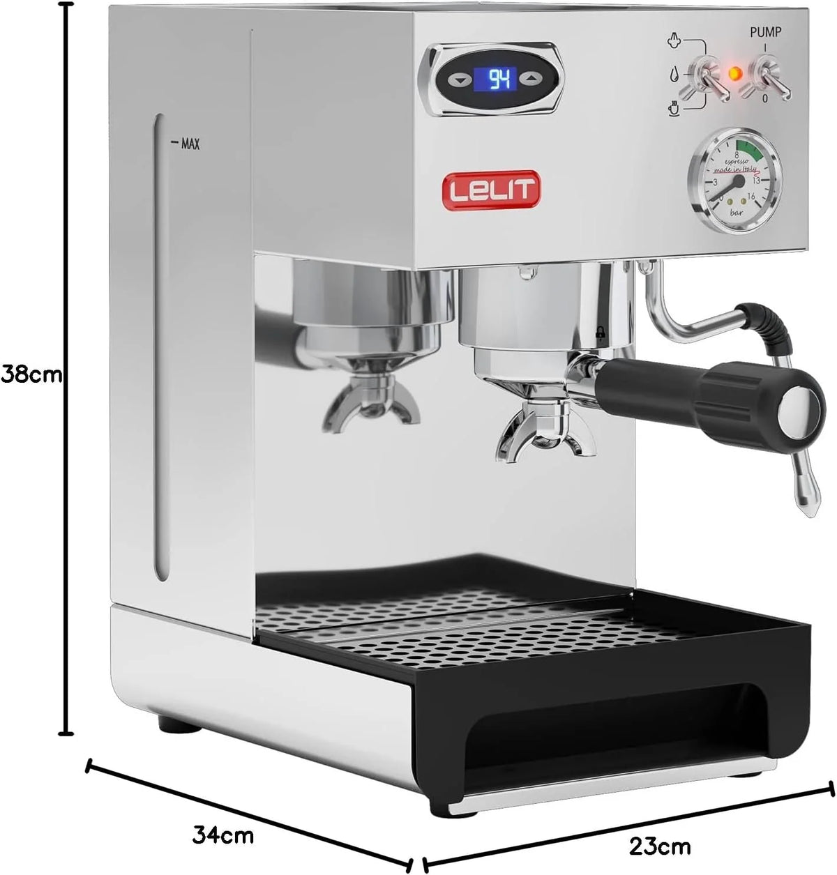 LELIT Anna PL41TEM, prosumer coffee machine with PID