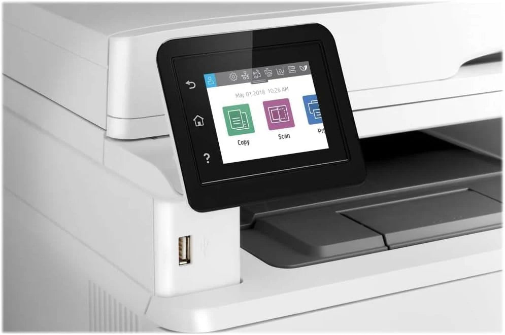 HP LaserJet Pro M428fdw wielofunkcyjna drukarka laserowa (drukarka, skaner, kopiarka, faks, WLAN, LAN, duplex, Airprint), biała, 4 w 1