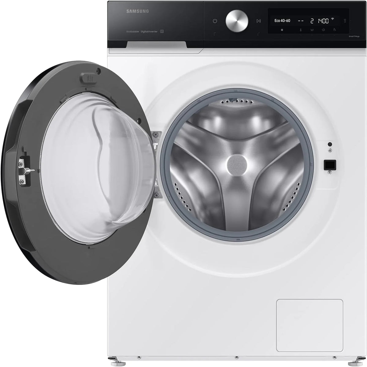 Samsung WW90DB7U94GEU3 - Pralka AI EcoBubble, 9 kg, A-20% z Super Speed 39, Samodawka, Para, Kolor Biały