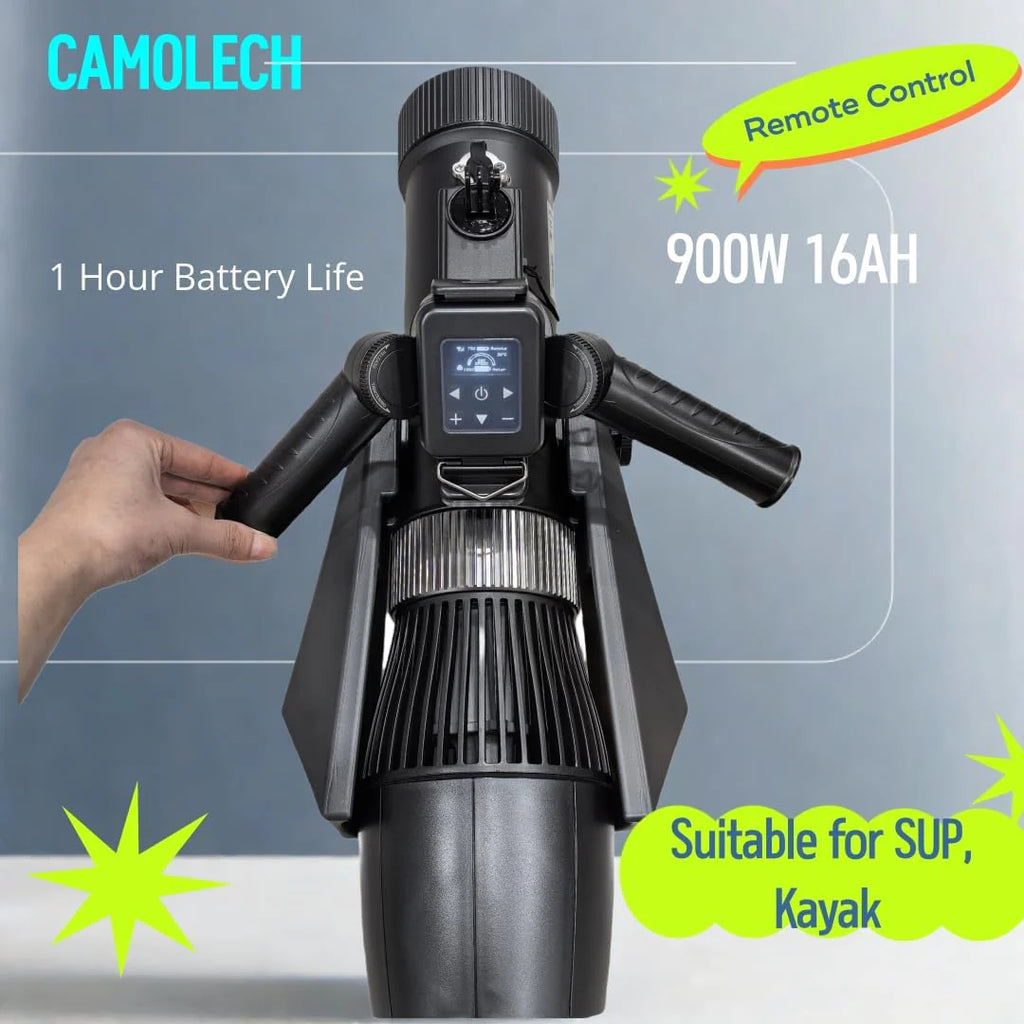 Hulajnoga podwodna 900 W z wymiennym akumulatorem 16 Ah, 2,8 m/s, do SUP, deski surfingowej, kajaka