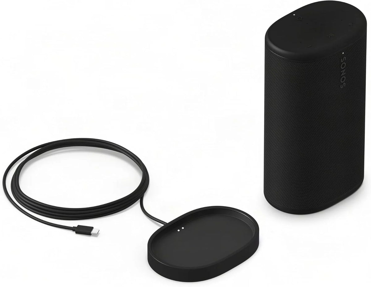 Sonos Play | Mocny, Przenośny i Gotowy na Wszystko, Zapewnia Dźwięk Stereo i Baterię, Która Wystarcza na Cały Dzień, Niezależnie od Tego, Gdzie Jesteś. (Biały)