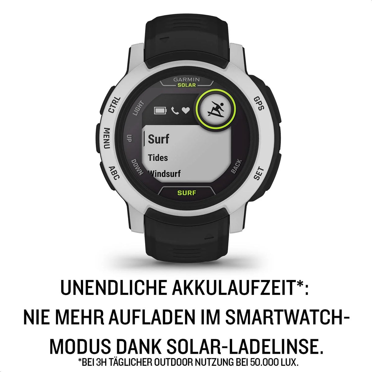 Garmin Instinct 2S SOLAR Smartwatch GPS, Grafitowy, M