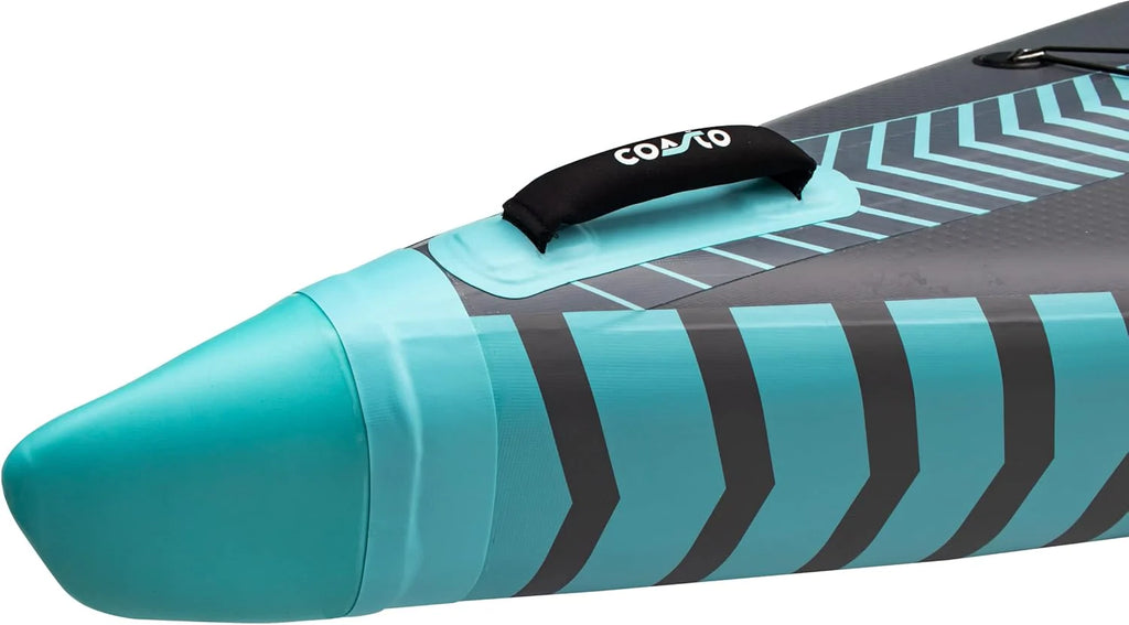 Coasto, Capitole, Nadmuchiwany Kajak, Szara/Zielona Woda, 2P, Unisex-Adult