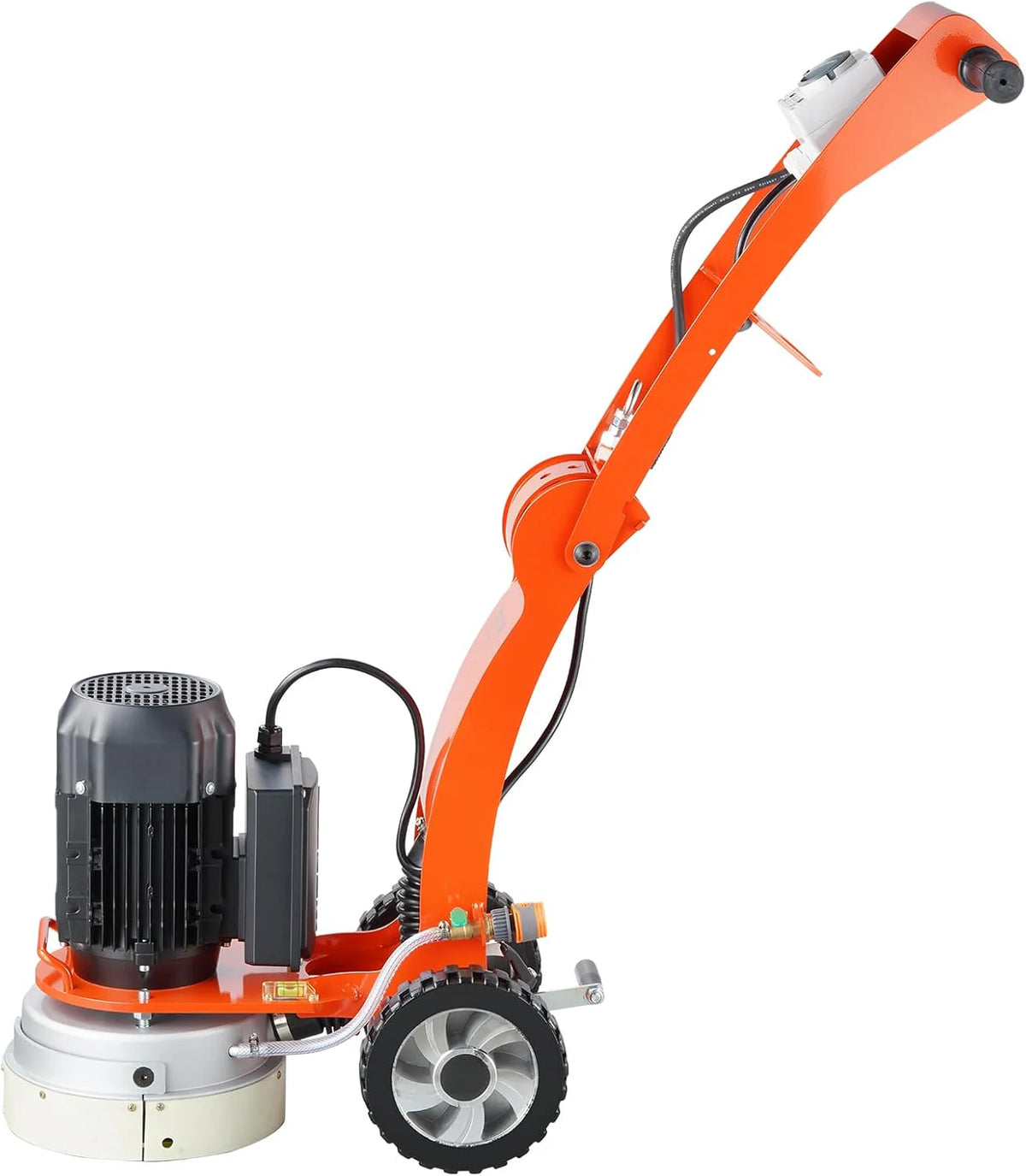 VEVOR Elektryczna szlifierka do posadzek betonowych 250 mm z prowadnicą ziemną 3.0 HP polerka do podłóg, szlifierka 2200 W z silnikiem bezszczotkowym 1430 RPM granit marmurowy