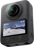 DJI Osmo 360 Essential Combo, kamera 360 z 1-calowym obrazowaniem 360°, natywne wideo 8K 360°, zestaw z niewidocznym selfie stickiem 1,2 m, wydłużony czas pracy z 2 akumulatorami
