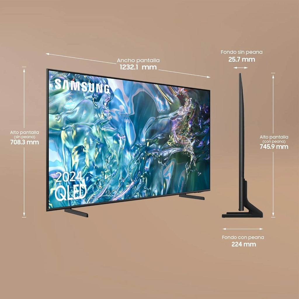 Samsung TV QLED 55 Q60D 2024, 4K, Smart TV