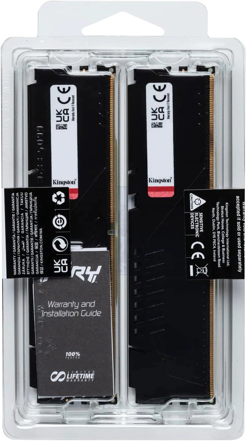 DDR5 64GB KIT 2x32GB PC 5600 Kingston FURY Beast KF556C40BBK2-64