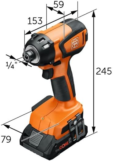 FEIN Zestaw zalet bezprzewodowych. Wkrętarko-wkrętarka udarowa ASCD 18-200 W4 & wiertarko-wkrętarka ASCM 18 QSW. Kompatybilna z akumulatorami Bosch Professional 18 V od 2008 roku i AMPShare. Torba