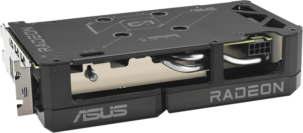 ASUS Dual Radeon RX 9060 XT 16GB GDDR6 – karta graficzna (PCIe 5.0, HDMI 2.1b, DisplayPort 2.1a, gniazdo 2.5, wentylatory osiowe, technologia 0dB)