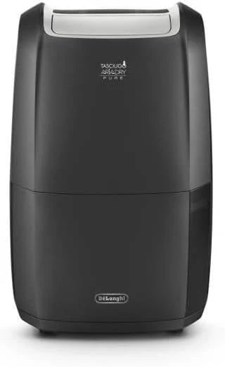 De'Longhi Tasciugo AriaDry Pure DDSX220WFA osuszacz powietrza i oczyszczacz powietrza do pomieszczeń do 90 m³, funkcja prania, kompatybilny z Wi-Fi, certyfikat alergików, 21 l/dzień, czarny