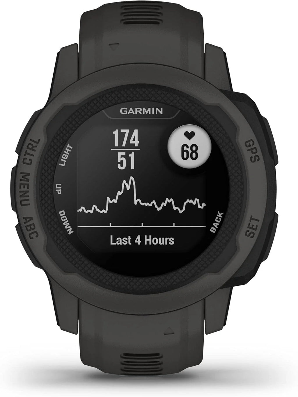 Garmin Instinct 2S SOLAR Smartwatch GPS, Grafitowy, M