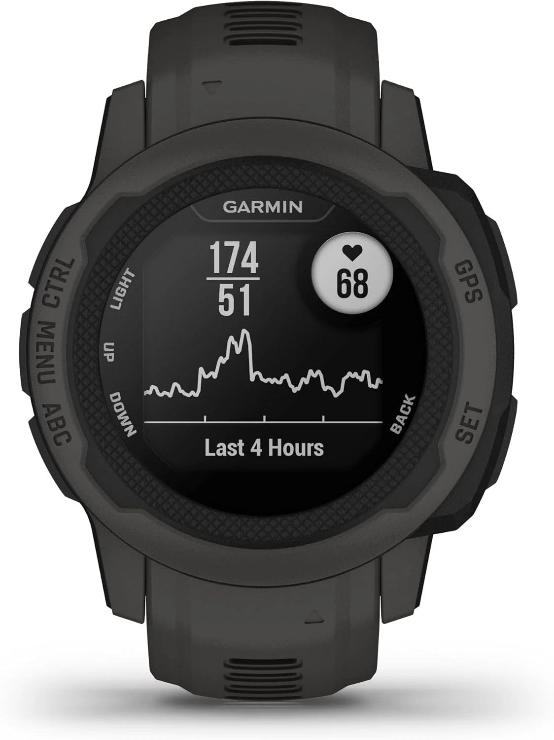 Garmin Instinct 2S SOLAR Smartwatch GPS, Grafitowy, M