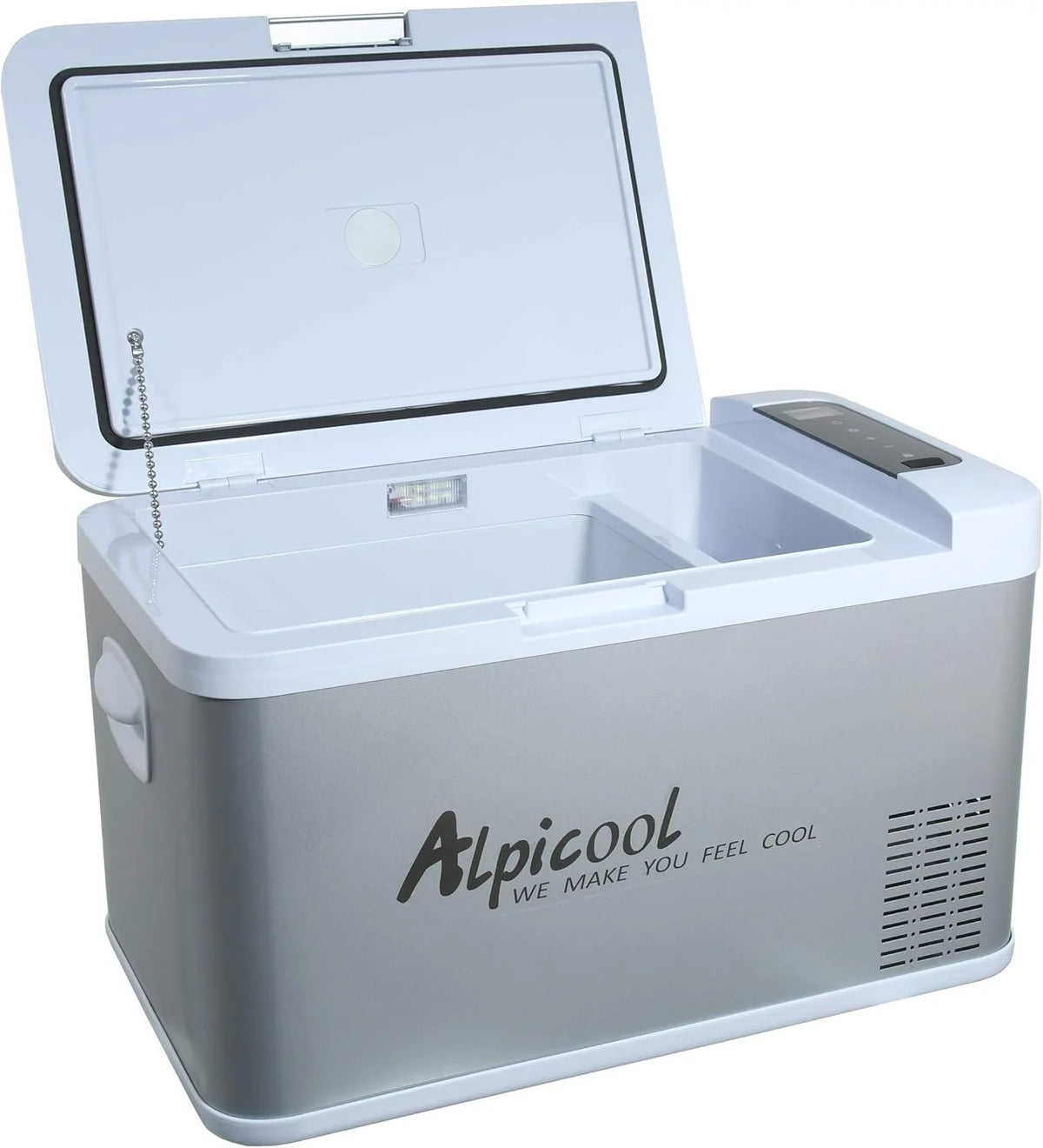 Compass 07081 ALPICOOL Silver Frost lodówka turystyczna z kompresorem, 25 l, 230/24/12 V, -20°C