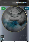 Cecotec Pralka 9 kg ładunek przedni Autodosis Bolero DressCode 9900 Autodose Inverter FullColor Ice Blue A. Wykończenie niebieskie 1400 obr./min, ekran 10.3, falownik, SteamMax, klasa A
