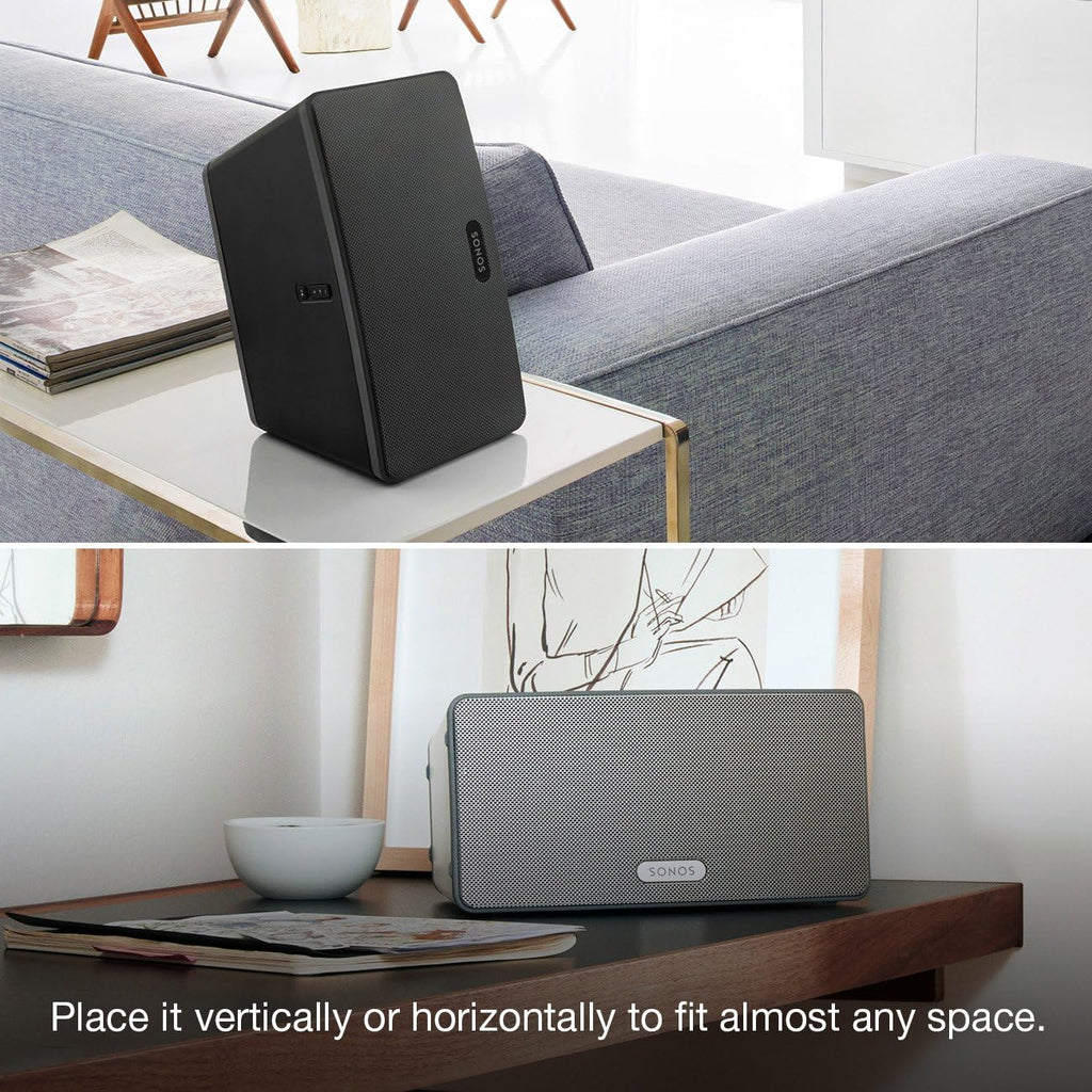 Sonos Play:3 - Średniej wielkości bezprzewodowy głośnik Smart Home do strumieniowego przesyłania muzyki, certyfikat Amazon i współpracuje z Alexą. (biały)