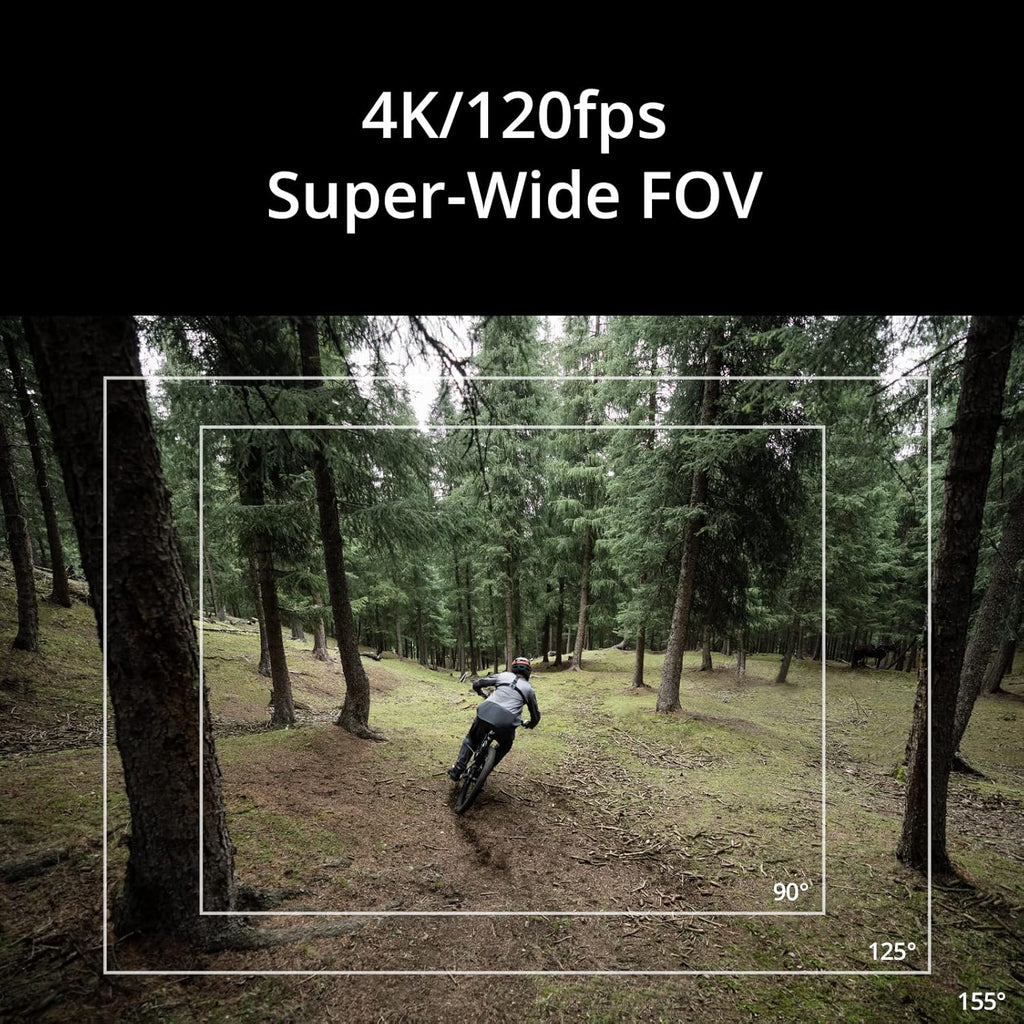 DJI Osmo 360 Essential Combo, kamera 360 z 1-calowym obrazowaniem 360°, natywne wideo 8K 360°, zestaw z niewidocznym selfie stickiem 1,2 m, wydłużony czas pracy z 2 akumulatorami