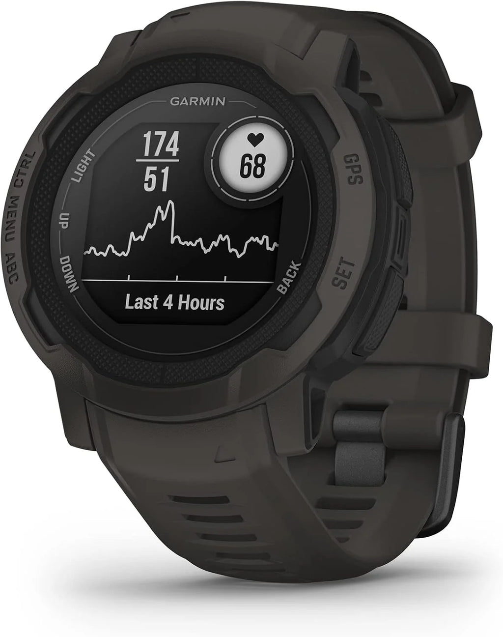 Garmin Instinct 2S SOLAR Smartwatch GPS, Grafitowy, M
