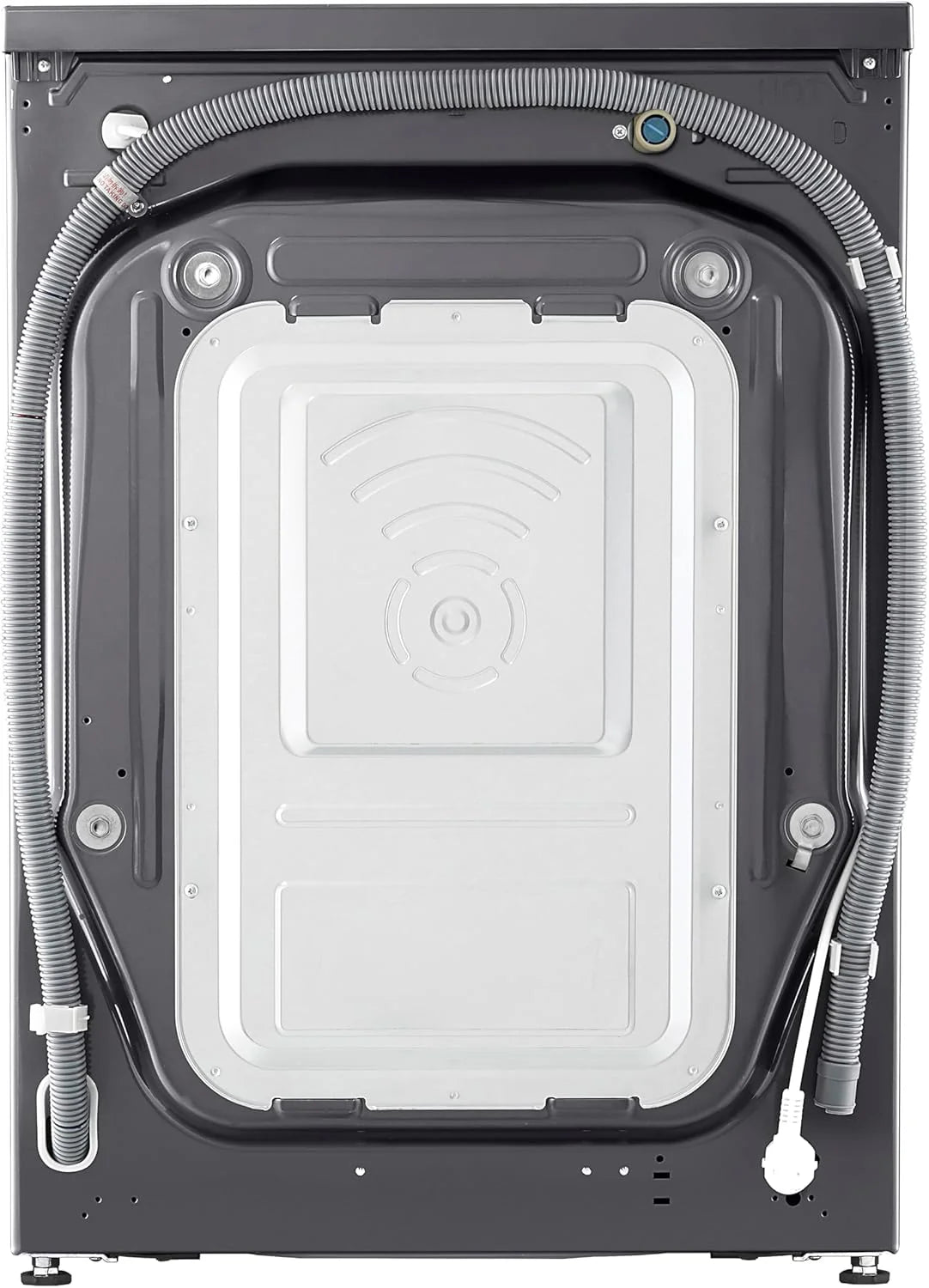 LG V5WD95SLIMB, klasa A/E, SLIM pralko-suszarka, 9-5 kg prania/suszenia, Wi-Fi, AI Direct Drive, głębokie czyszczenie parą, TurboWash 360°, bezpieczne drzwi szklane, AquaLock, 60 x 53,5 x 85 cm,